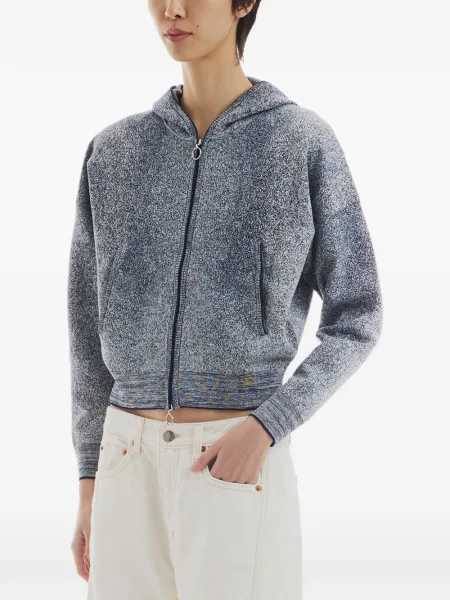 Kurtka jeansowa Crush Collection o krotszym kroju niebieska