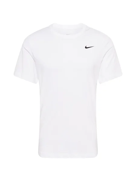 NIKE Funkčné tričko biela / čierna