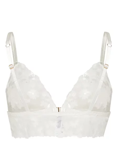 Gėlėtas nėriniuotas liemenėlė Fleur Of England balta