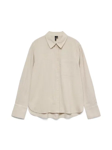 VERO MODA Bluză VMCaia amestecat bej