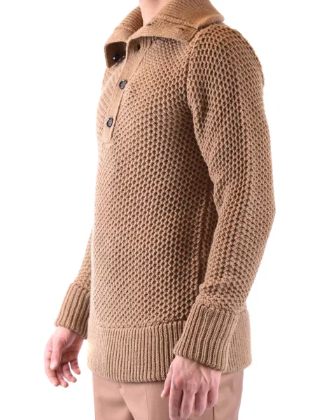 Sweter Paolo Pecora brązowy