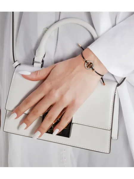 Brăţară Tory Burch din piele negru