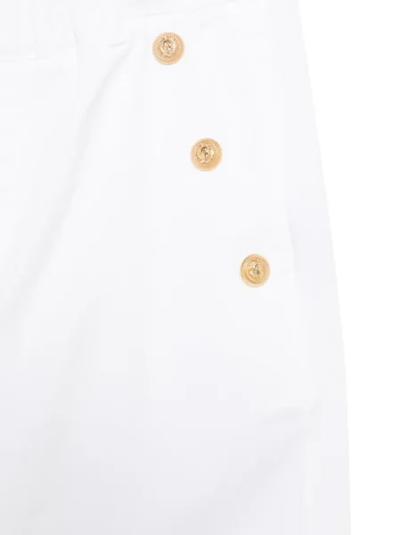 Spodnie dziecięce Balmain białe