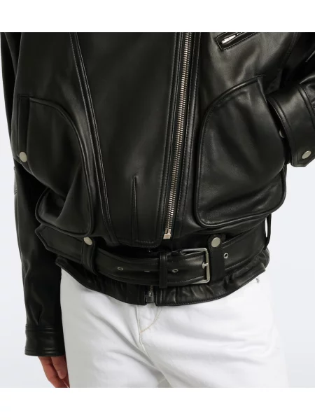 Geanta de piele Isabel Marant negru