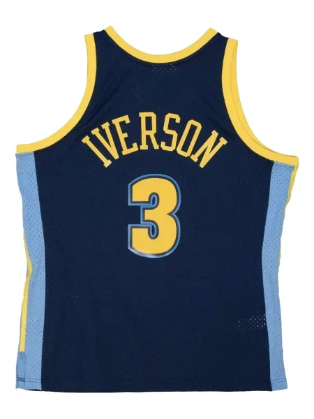 Cămașă Mitchell & Ness din jerseu albastru