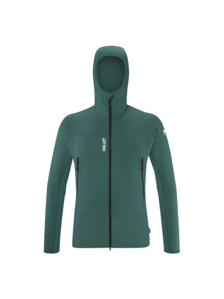 Bluza sportowa Millet w kratę zielona