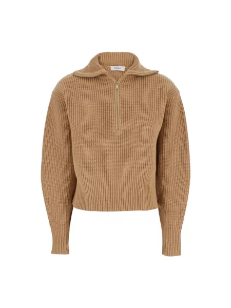 Sweter Max Mara wełniany beżowy