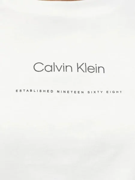 Класична футболка Calvin Klein Jeans біла