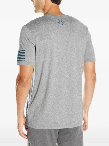 Tricou Under Armour cu imagine gri