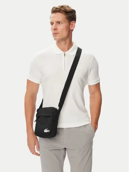 Crossover torbica Lacoste crna