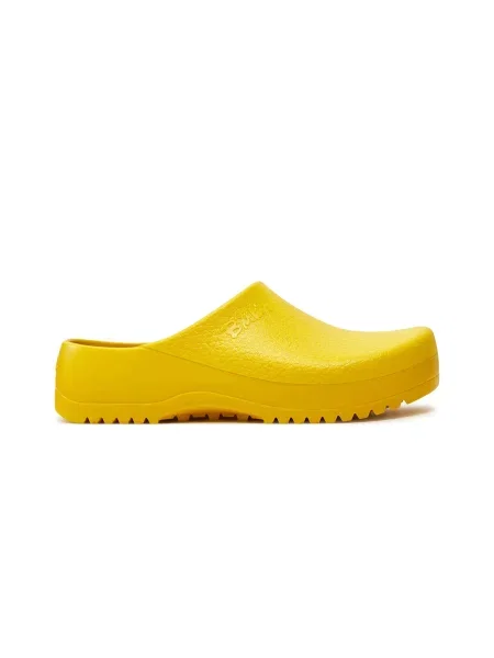 Birkenstock Super-Birki Fusion PU Regular Fit Yellow Kobiety Sandały Birkenstock Size: żółty