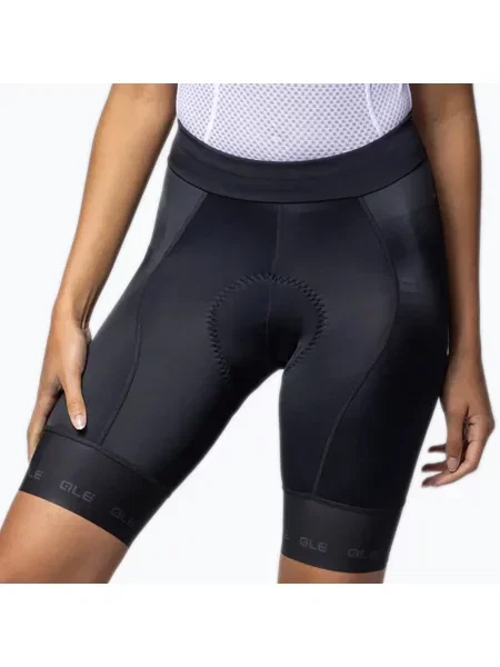 Pantaloni scurți de ciclism pentru femei Alé Strada black negru