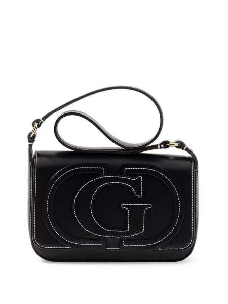 Geantă Guess Ruby Negru alb