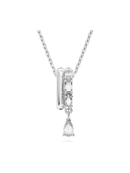 Naszyjnik Swarovski szary