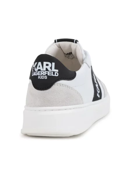 Sneakersy dziecięce Karl Lagerfeld białe