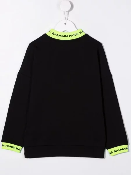 Bluza dziecięca Balmain czarna