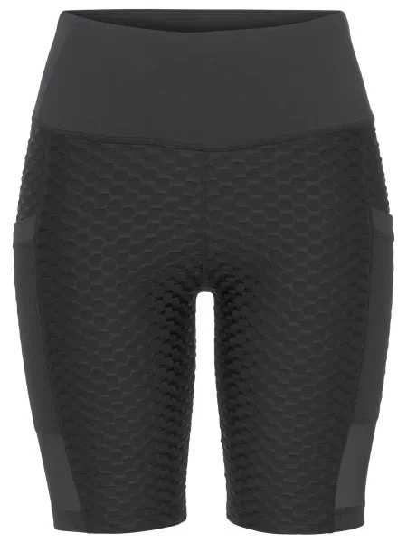 LASCANA ACTIVE Pantaloni sport negru / gri metalic / gri alb