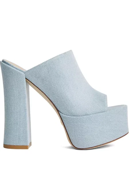 Sandale Stuart Weitzman cu platformă albastru