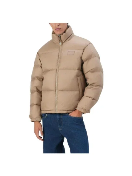 Geacă de blugi Tommy Jeans bej
