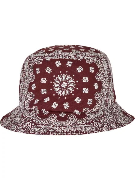 Bandana Print Bucket Klobouk třešeň/bílá bílý