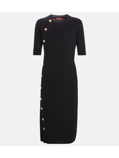 Rochie midi Altuzarra tricotate până la genunchi de costum negru