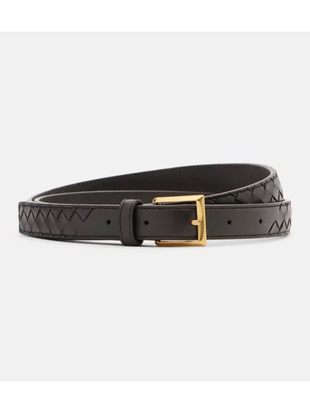 Cu centură curea Bottega Veneta din piele maro