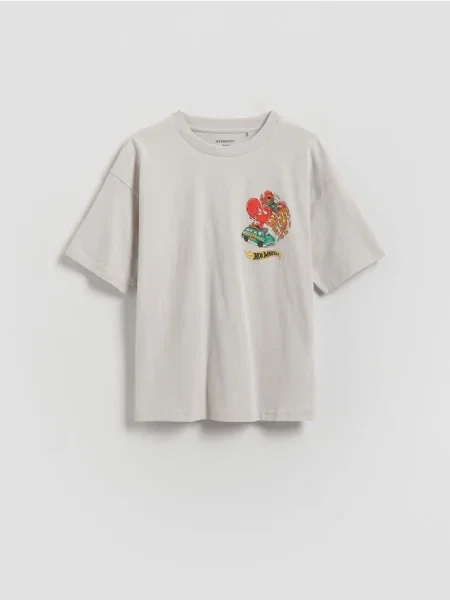 Reserved Tricou Hot Wheels deschis gri