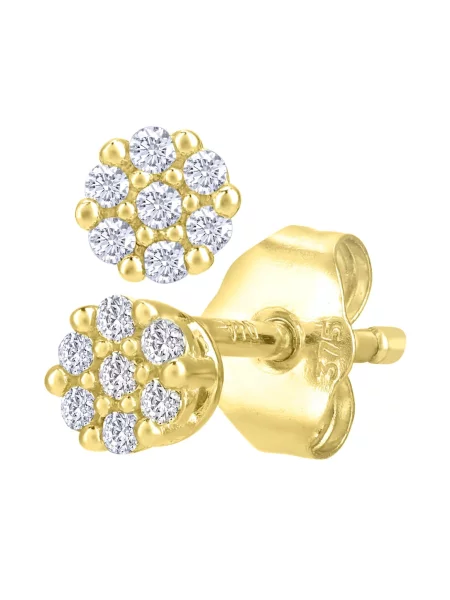 DIAMANT LETERNEL Náušnice zlatá