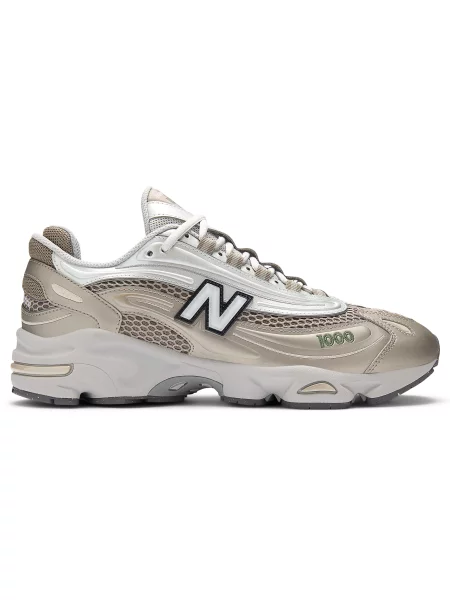 New Balance Sneakersy silber złote