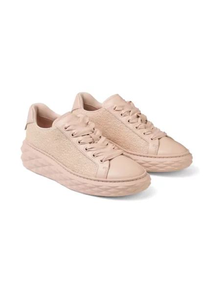 Sneakersy Jimmy Choo skórzane różowe