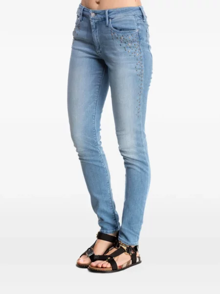 Слаб дънки skinny fit Black Orchid черно