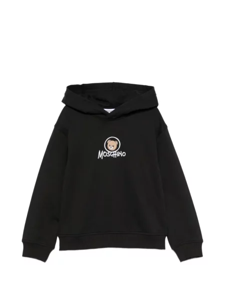 Bluza z kapturem dziecięca Moschino czarna