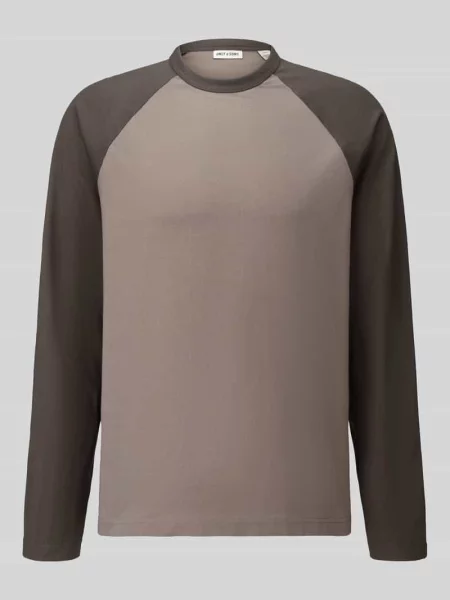 Bluzka z długim rękawem o kroju relaxed fit z czystej bawełny model HEATON' Only & Sons oliwkowa