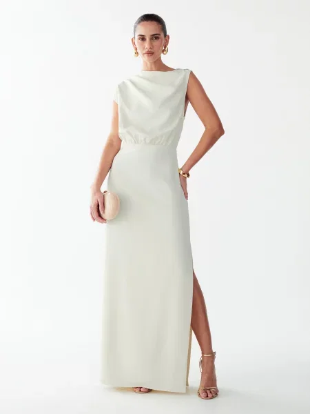 BWLDR Rochie de seară Dariah' alb