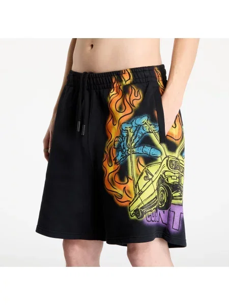 Šortky Marcelo Burlon čierna