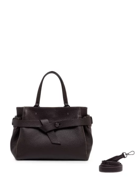Geantă shopper Gianni Chiarini din piele maro