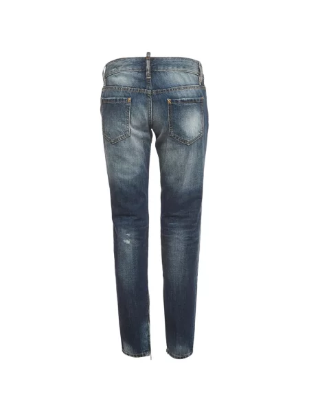 Blugi Dsquared2 zdrențuiți albastru