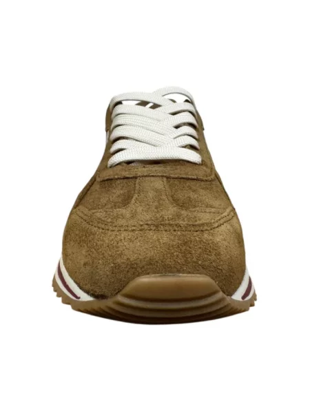 Sneakersy Via Vai skórzane brązowe