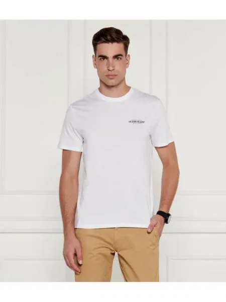 Guess Jeans Tricou | alb