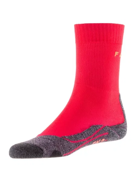 FALKE Șosete sport gri amestecat / magenta negru