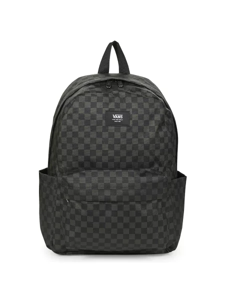 Gyerek városi hátizsák Vans Old Skool Grom Check 18 l black/charcoal Old Skool Grom Check fekete