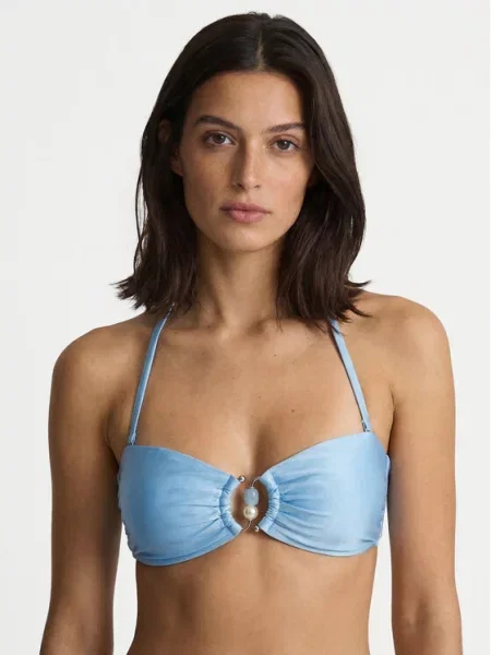 Seafolly Bikini partea de sus Palermo celest albastru