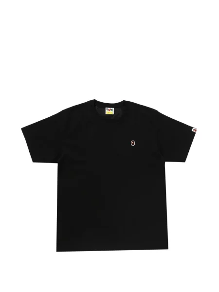 Hímzett póló A Bathing Ape® fekete