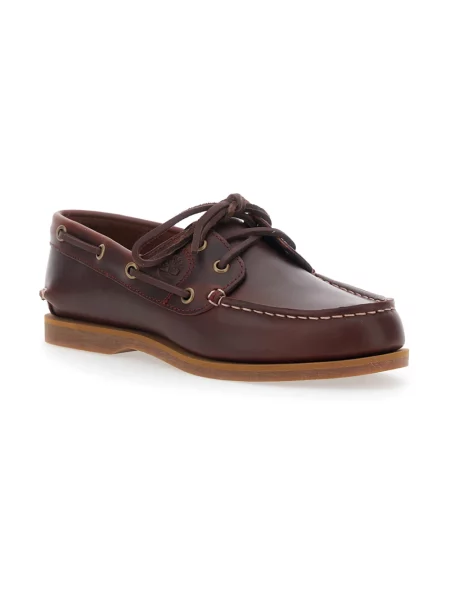 Półbuty Timberland skórzane czerwone