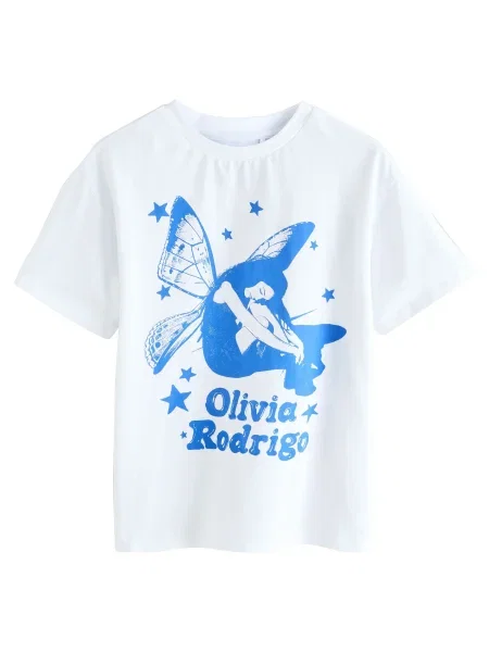 Next Tricou alb