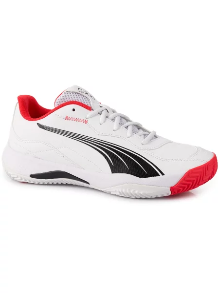 Buty sportowe treningowe non-marking PUMA NOVA SMASH białe