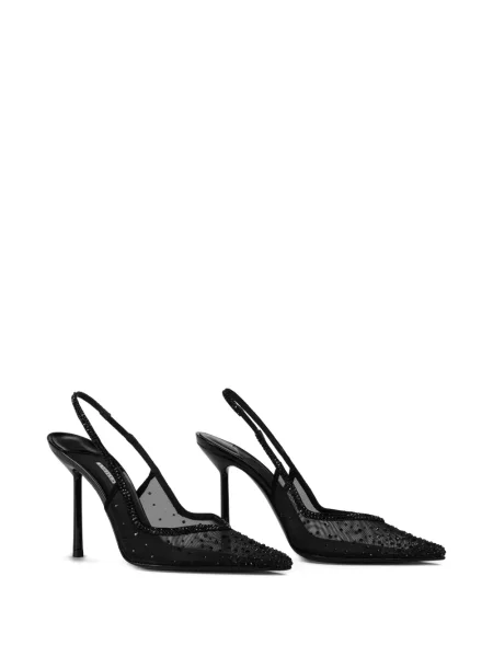Pantofi cu toc Le Silla slingback alb