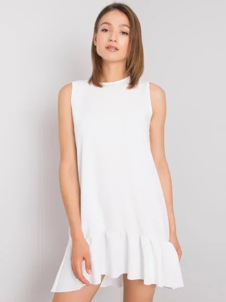 Rochie Fashionhunters de costum alb