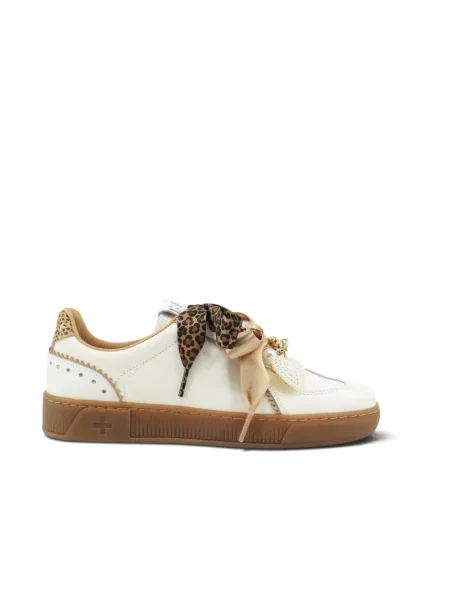 Sneakersy Gio+ skórzane białe