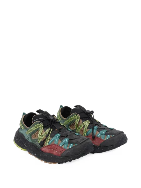 Sneakerși Flower Mountain cu model floral negru